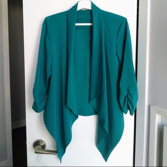 Teal Suzy Shier Blazer Size Small - Picture 1 of 12